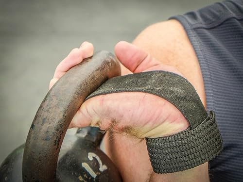 Miniatura 6 de WOD Nation Empuñaduras de gimnasia con barra perfectas para entrenamiento de dominadas, pesas rusas. Empuñaduras de mano para entrenamiento cruzado,