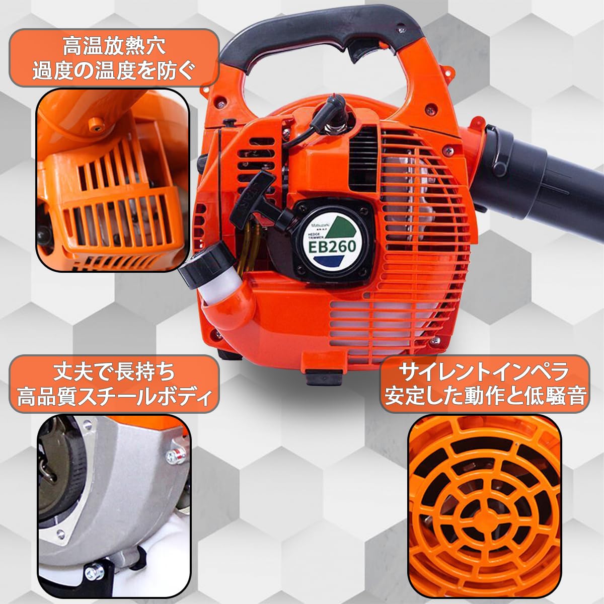 Amazon.co.jp: エンジン式 ブロアー ブロワー ハイパワー エンジン