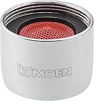 Moen 3924 Chrome Female Thread Aerator 2.2 GPM - Genuine OEM Replacement, ADA Compliant, Lifetime Warranty
