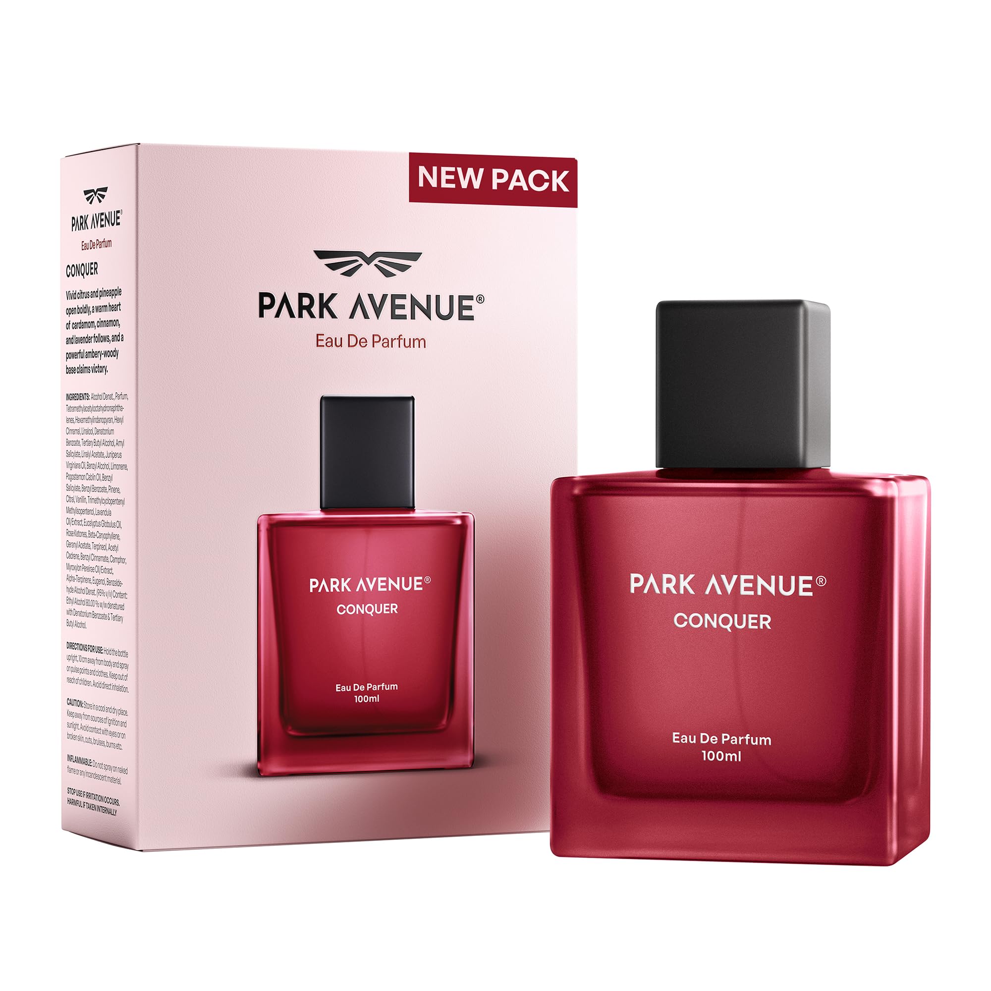 Park Avenue Perfume for Men, Conquer 100ml | Eau De Parfum | Premium, Long Lasting, Intense Fragrance Spray | Suitable for every occasion | Ideal Valentines Day Gift-image-43