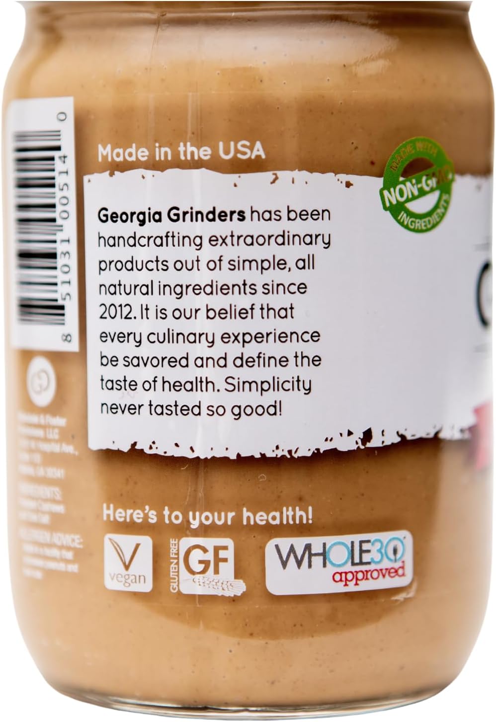 Georgia Grinders Cashew Butter, 12 oz
