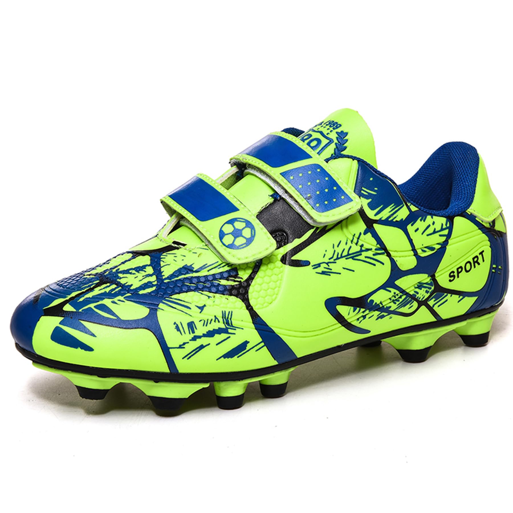 BAODLE Scarpe da Calcio Ragazzi FG/AG Professionale All'aperto Calcio da Scarpe Ragazzo TF Allenamento Bambini Teenage Spike