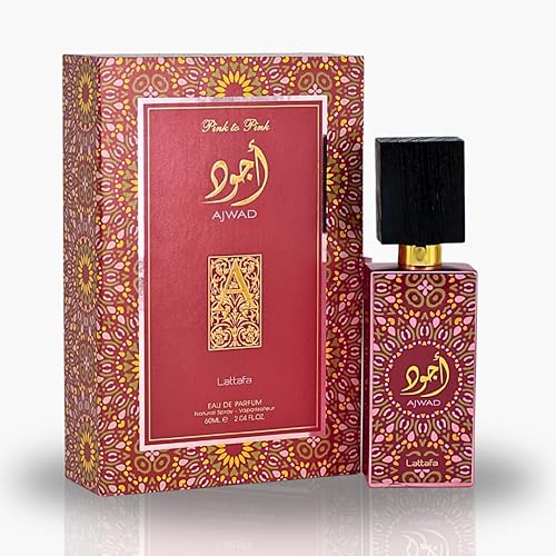 Miniatura 1 de Lattafa Ajwad Pink to Pink EDP 60ML (2.0 oz) Perfumes encantadores y reales, perfumes de larga duración para hombres y mujeres.