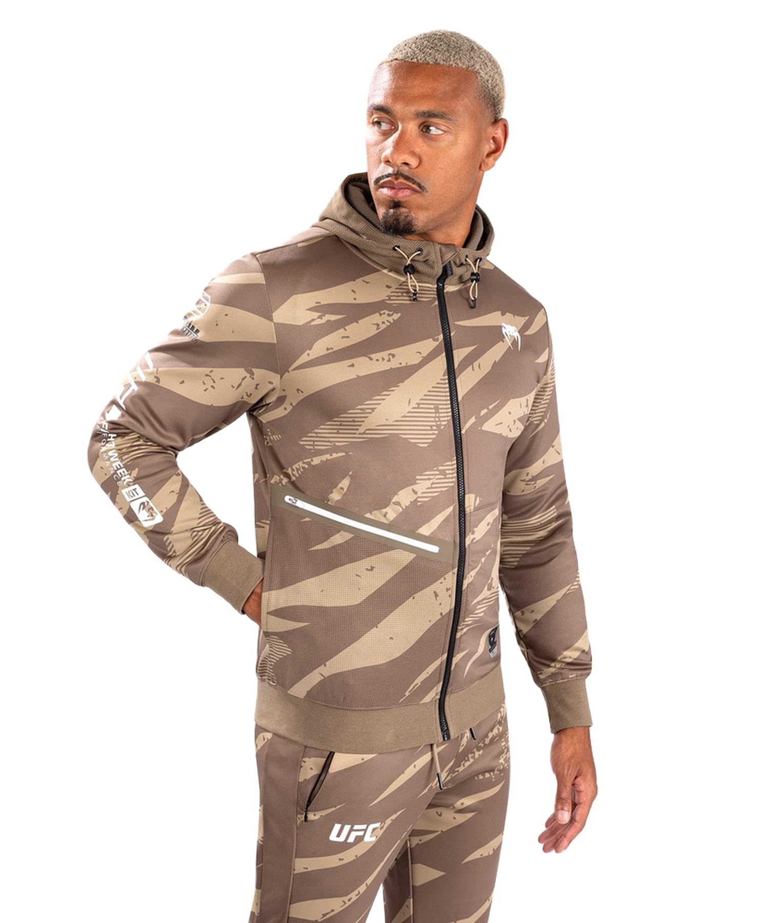Venum mens Ufc Adrenaline By Venum Fight Week Mens Zip Hoodie product thumbnail 3