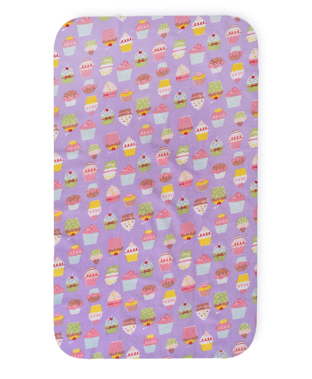 Mi Arcus Printed Water-Resistant Mattress Protector with TPU Lamination, for New Born Baby Boys Girls 0-24 Months, Pink, 100x60 cm.-image-31