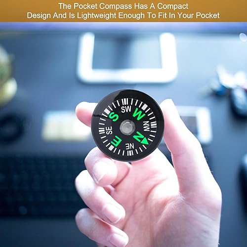 Miniatura 3 de Caja y aguja rellenas de aceite de 0.787 in, mini bolsillo pero caja y aguja, 12 cajas de supervivencia de muñeca micro y aguja hermética para