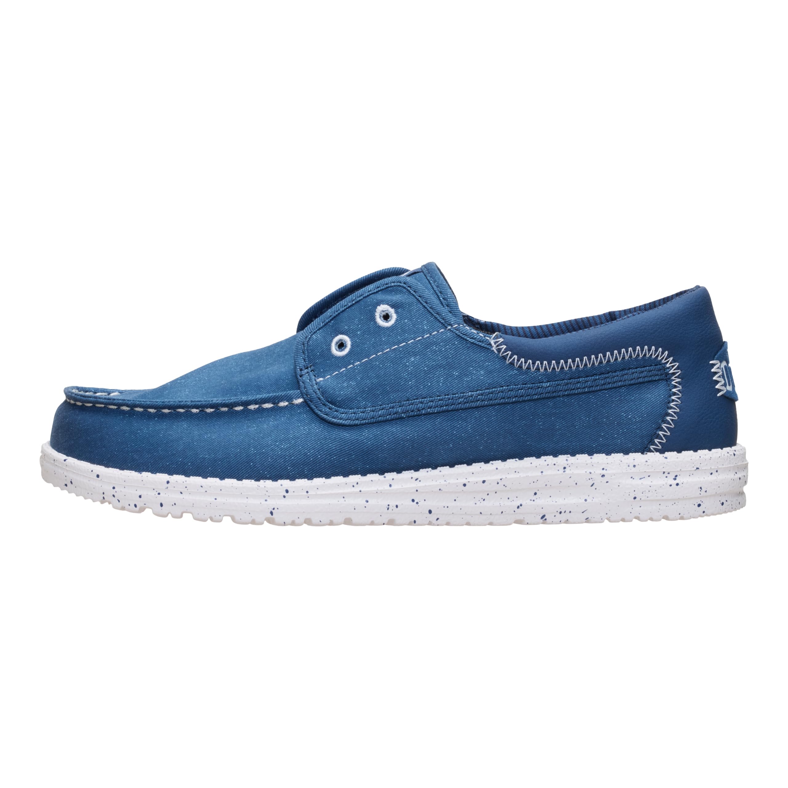HEYDUDE Toile extensible Wally Cru pour homme, Bleu anglais, 45 EU