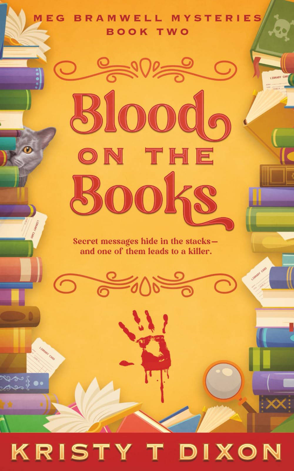 Blood on the Books (Meg Bramwell Mysteries)
