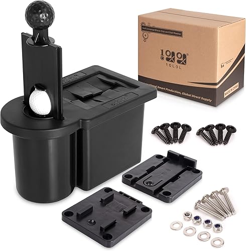 10L0L Arandela de bolas para carrito de golf, limpiador de cabeza de palo de golf para Yamaha, EZGO, Club Car, Star EV-Universal y desmontable