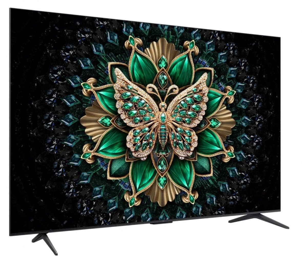 TCL 85C6K 85" QD-Mini LED TV, 4K HDR Premium 1000nits, Smart TV avec Technologie Google TV (Dolby Vision IQ et Atmos, système Audio Onkyo 2.1, Motion Clarity Pro 144Hz, Game Master)