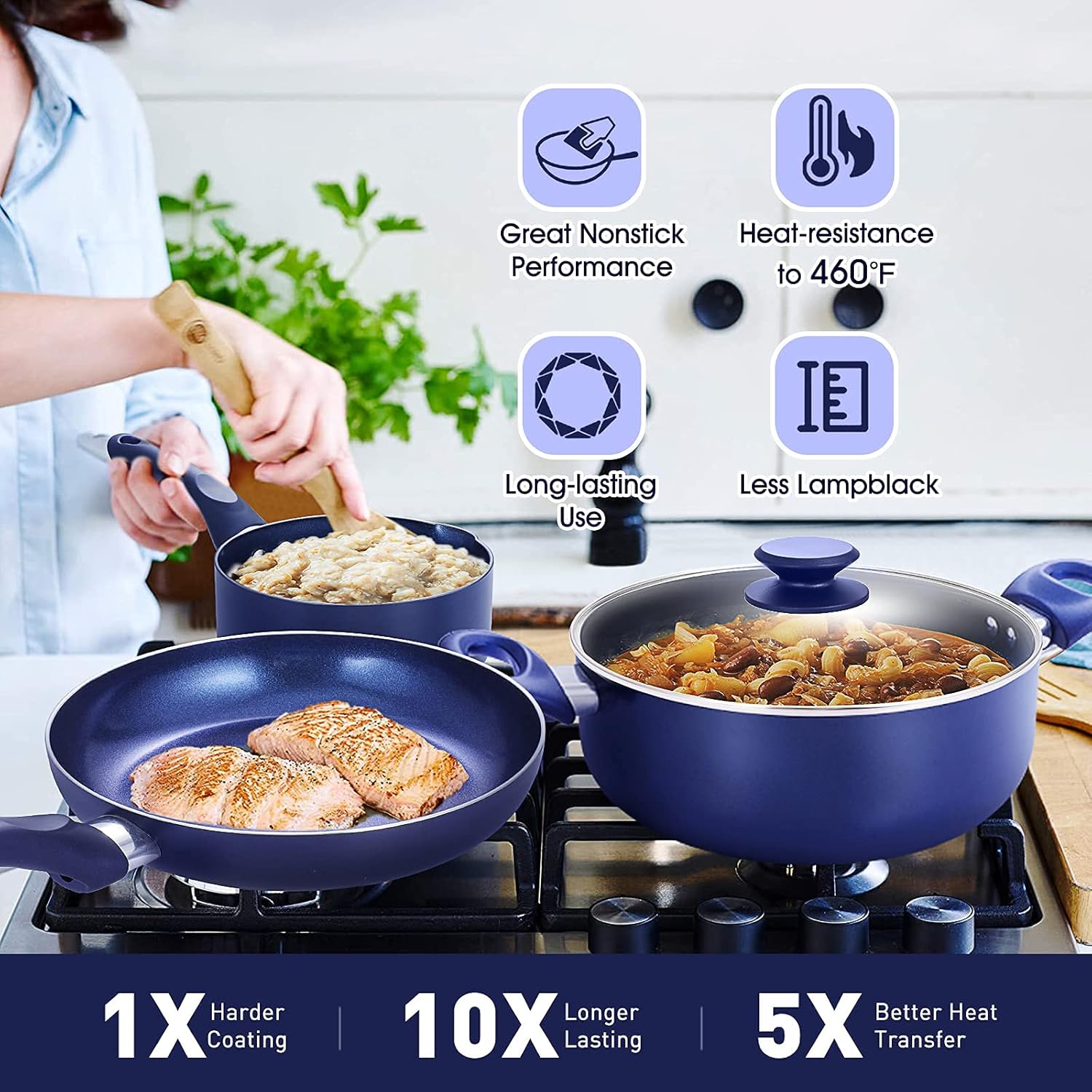Clockitchen Cookware Set in Action