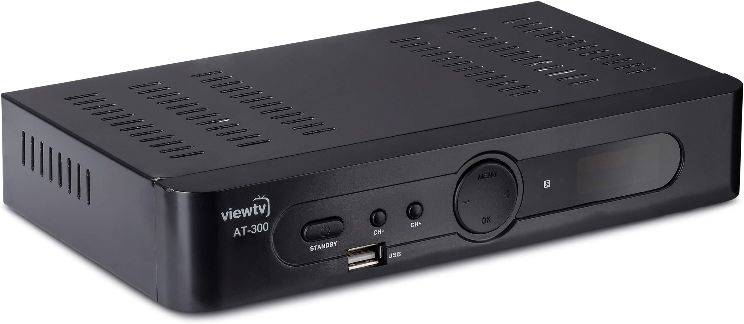 ATSC Digital Converter Box for TV, HDMI Cable Recording PVR Function Output USB LED Timer Display AT-300