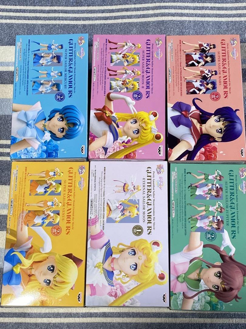Amazon.co.jp: セーラームーン GLITTER&GLAMOURS フィギュア 6体セット 