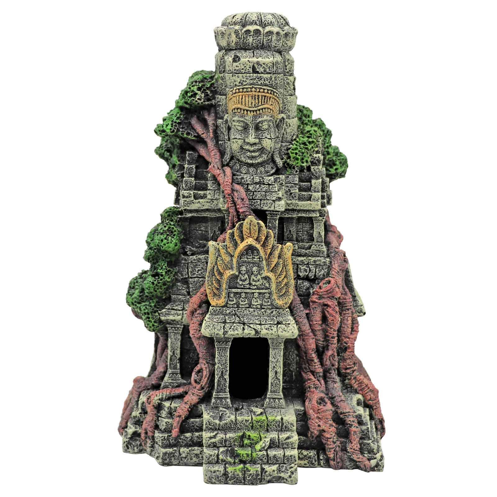 MUYIRTED Decoracion Acuario Estatua De Buda Decoración Acuario Escondidos Cueva, ​adornos Para Acuario Decoracion Piedras 27 X 15 X 9.3 CM