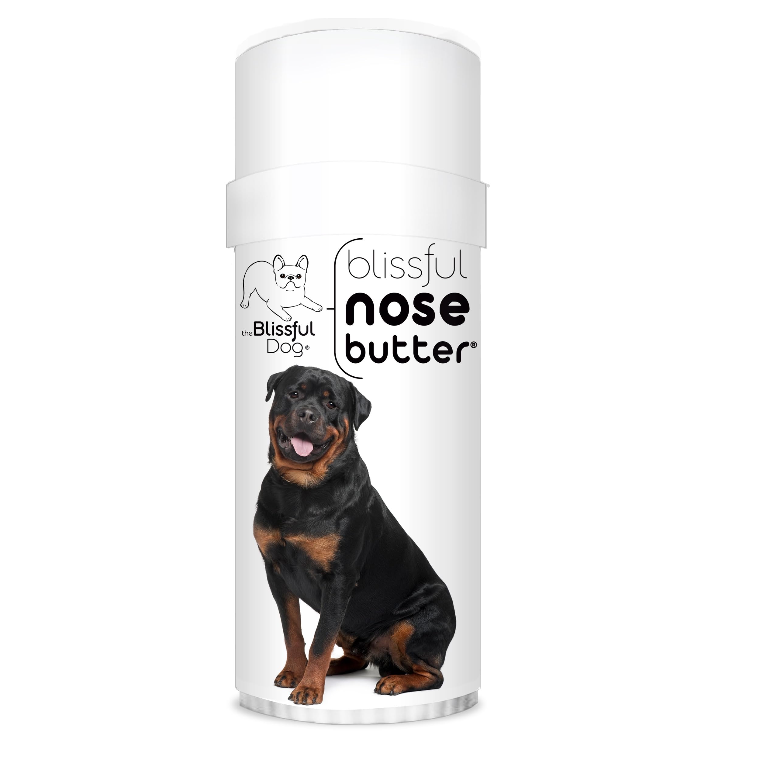 The Blissful Dog Rottweiler Unscented Nose Butter - Dog Nose Butter, 2 Ounce