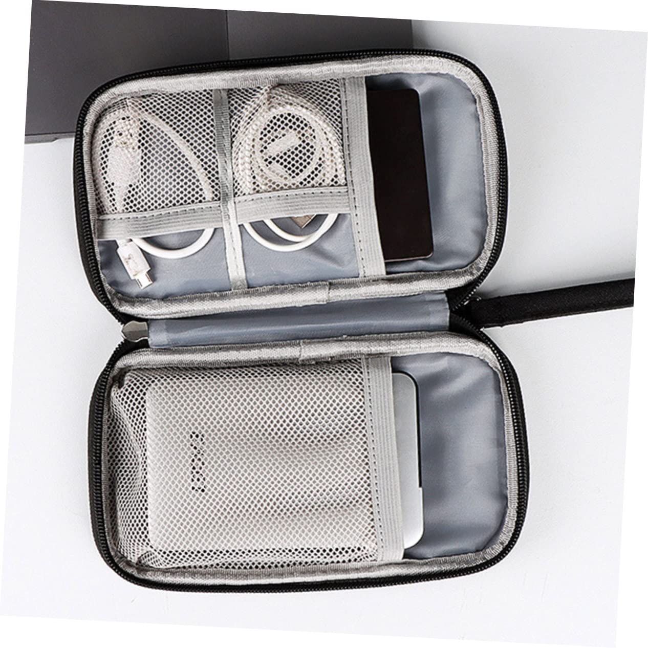 Gadpiparty 3pezzi Organizer Elettronico Per Accessori Digitali Borsa Porta Cavi Compatta Da Viaggio Facile Da Trasportare Per Smartphone e Caricabatterie Mystique