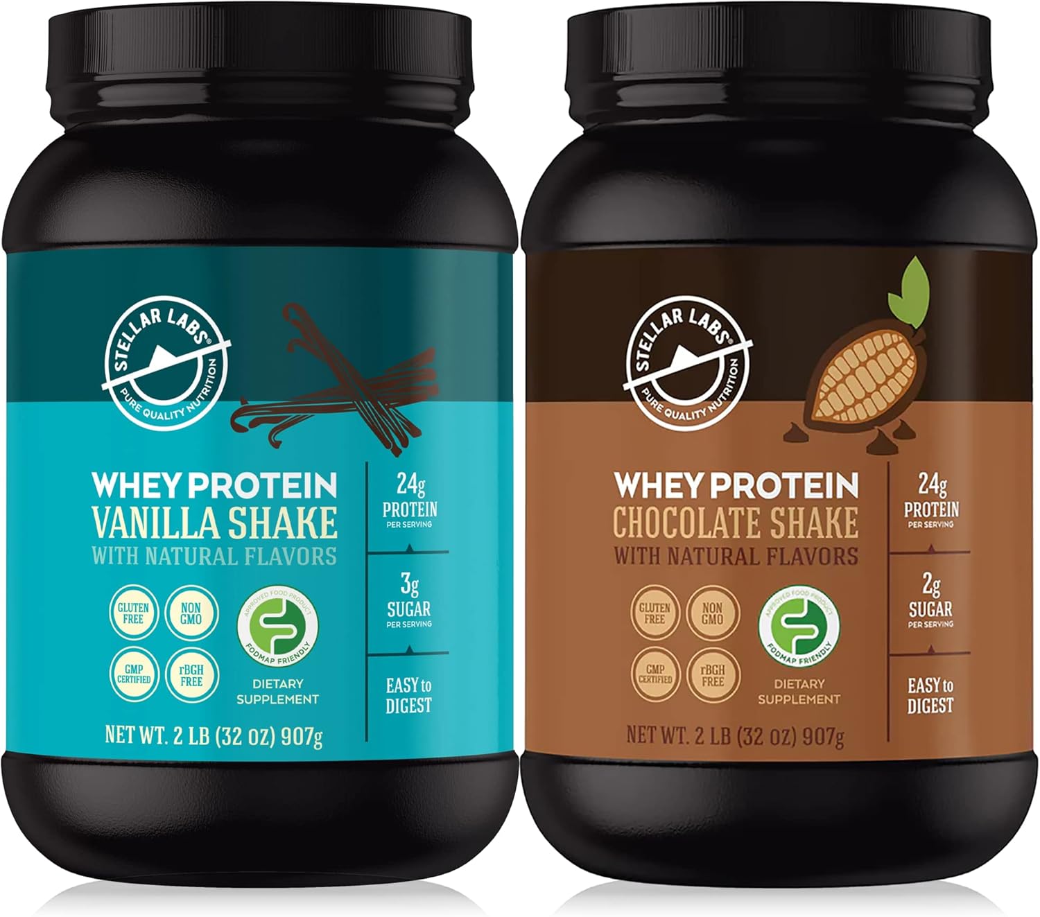 Stellar Labs Bundle Whey Protein Powder Vanilla