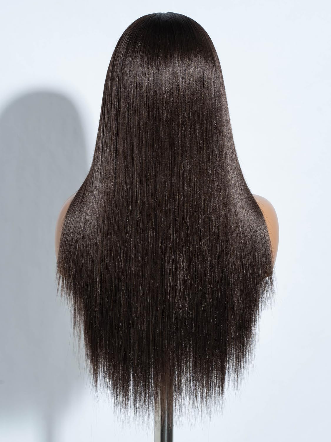Joedir 13x4x4 Lace Frontal Wig Long Straight Free Parting Silk Base Lace Wigs 26 Inches Straight Wig Synthetic Lace Front Wigs for Women Daily Party Wear - Image 4