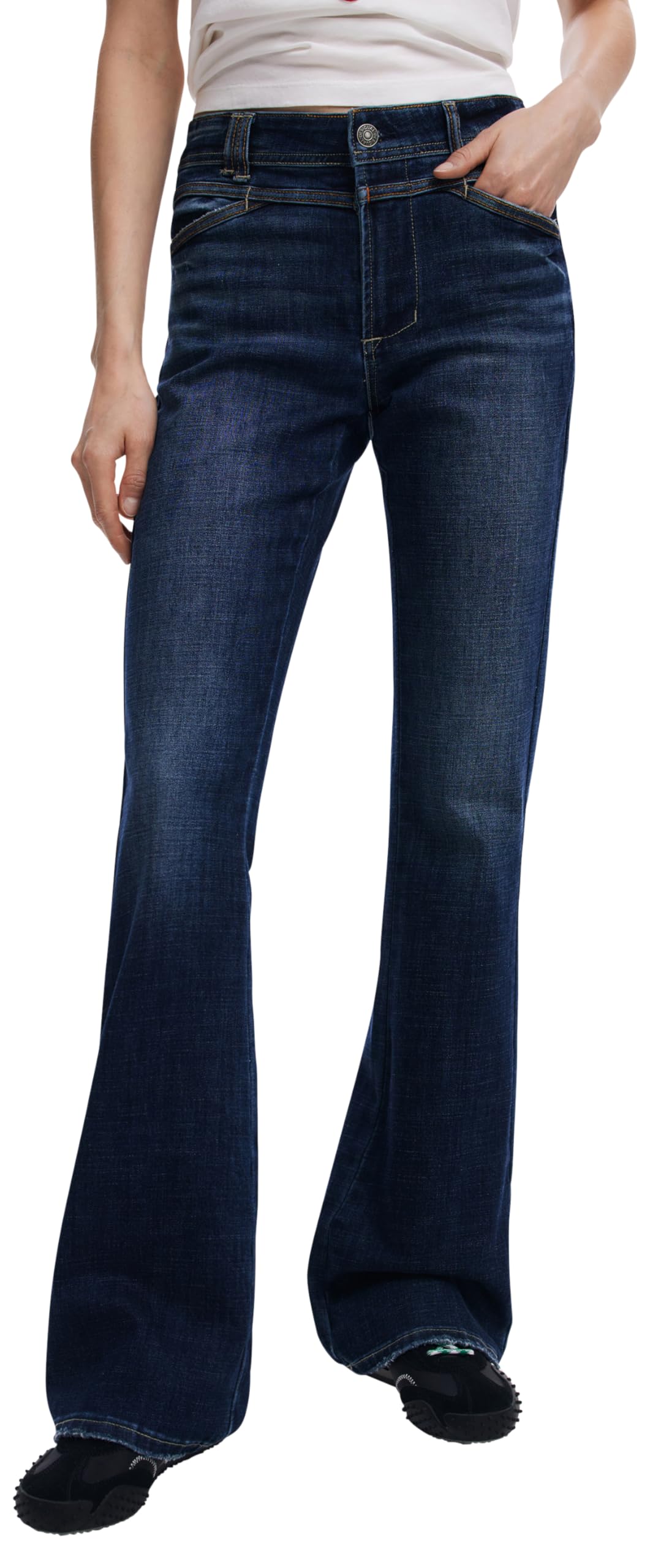 DESIGUAL JEANS DENIM DONNA BLU