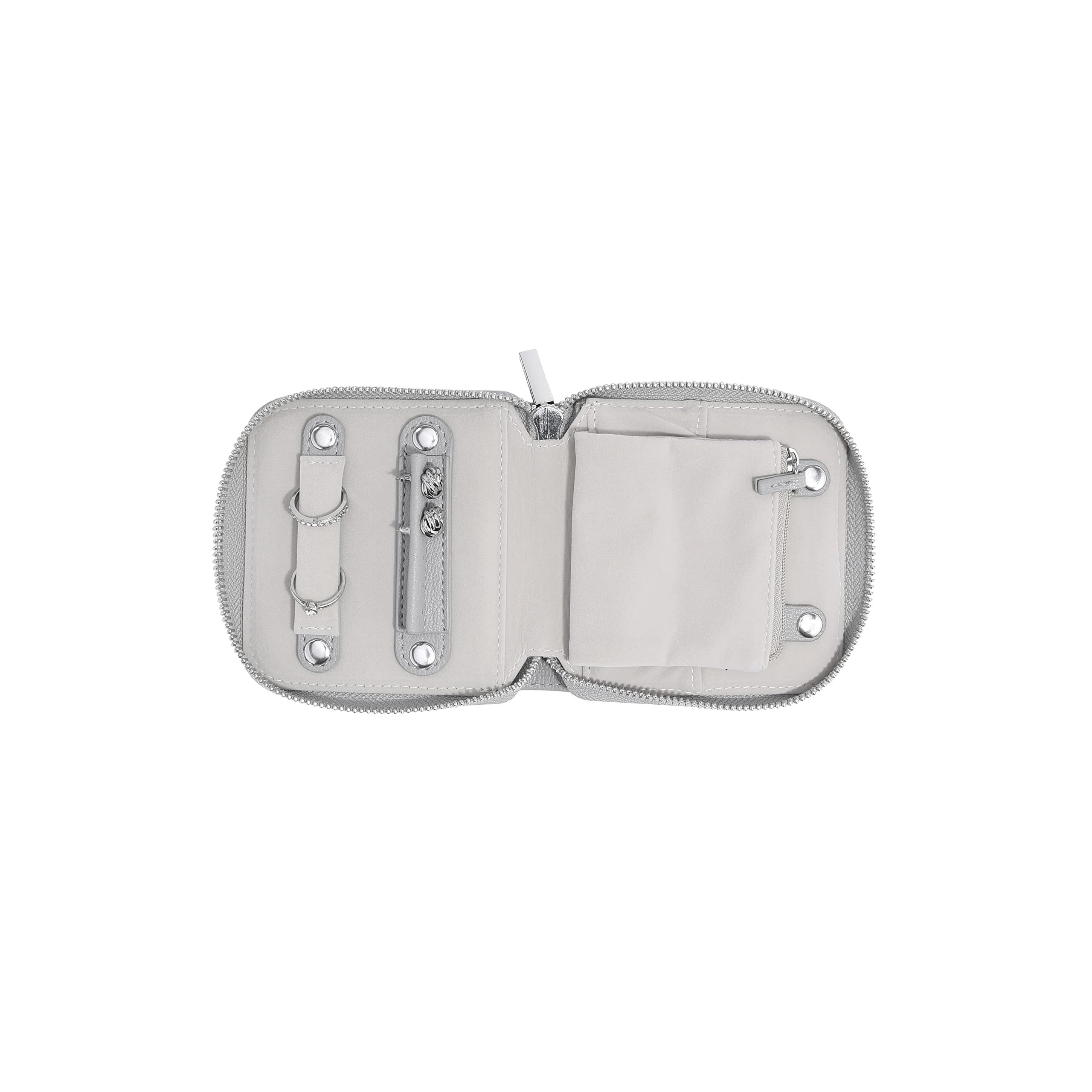 Stackers Pebble Grey Compact Jewellery Roll