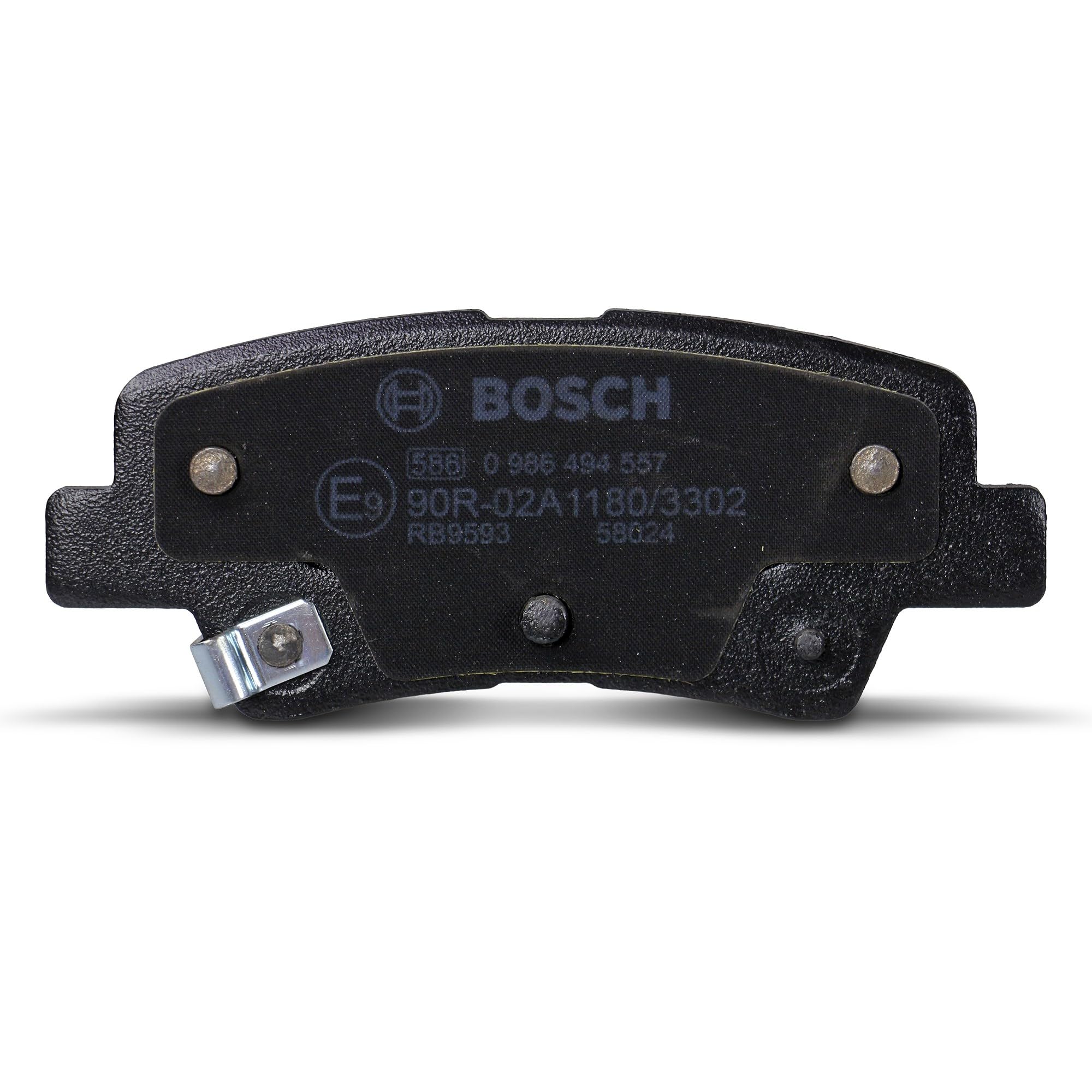 BOSCH Plaquettes de frein arrière (jeu) 0986494557 | Compatible avec: HYUNDAI ACCENT IV Stufenheck, i10 II, i10 II Stufenheck, i20 ACTIVE, i20 II, i20 II Coupe, i30, i30 Coupe