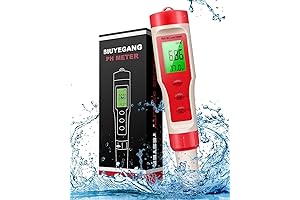 Best pH Meter - 4-in-1 Digital pH Tester with High Accuracy