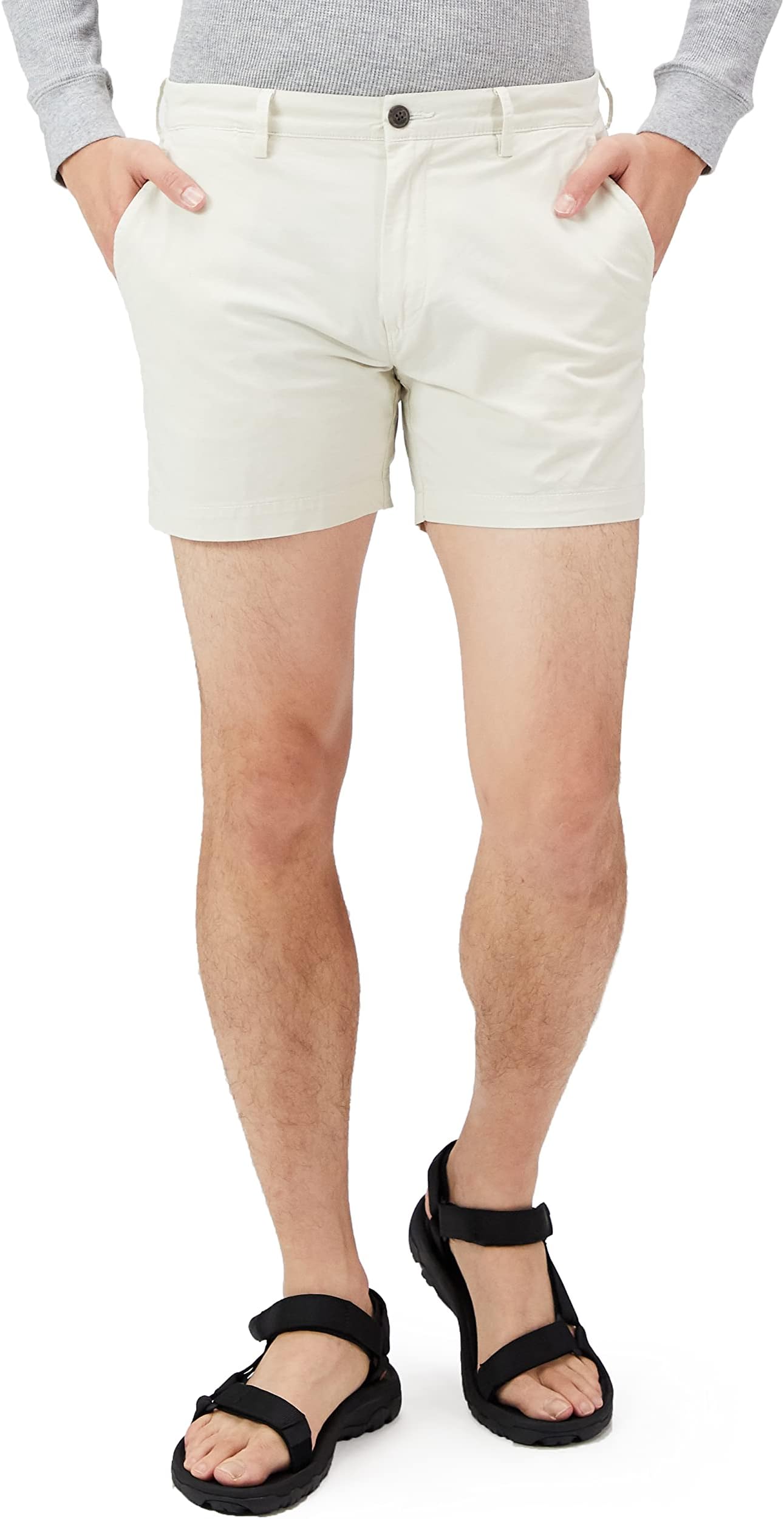Amazon EssentialsMen's Slim-Fit 5" Flat-Front Comfort Stretch Chino Short (Previously Goodthreads)