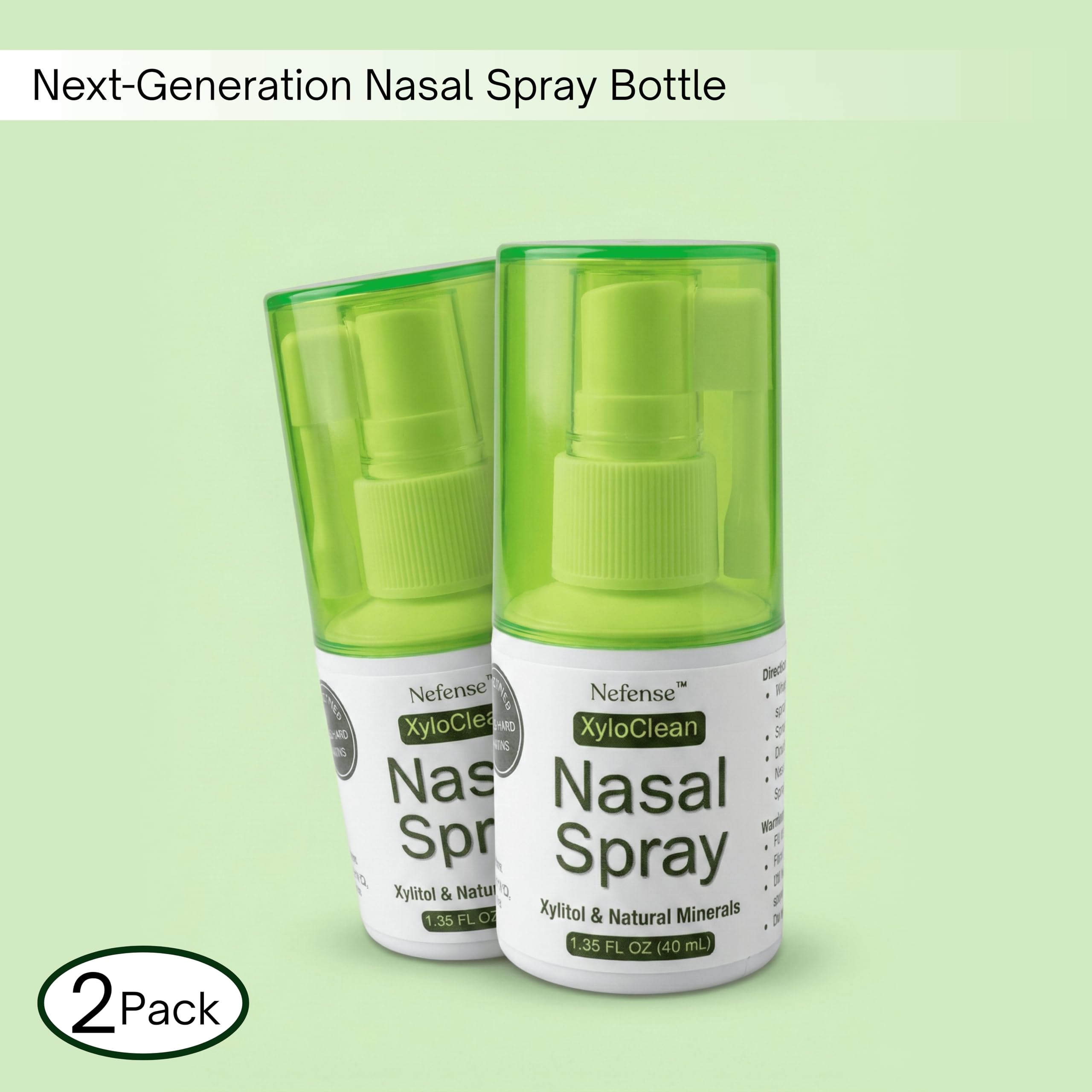 XyloClean ENT Specialist Recommended Xylitol Nasal Spray, Natural Moisturizer and Cleanses Irritants to Relieve Daily Congestion and Soothe Dry Passages — Amazon image 2