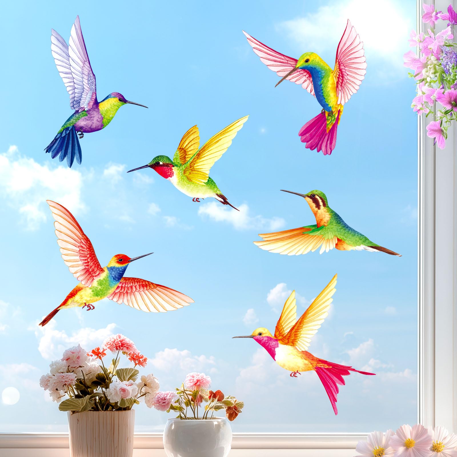 Zwarte raamstickers met vogels valk 10 stuks - Tuinartikelen kopen Zwarte raamstickers met vogels valk 10 stuks - Tuinartikelen kopen