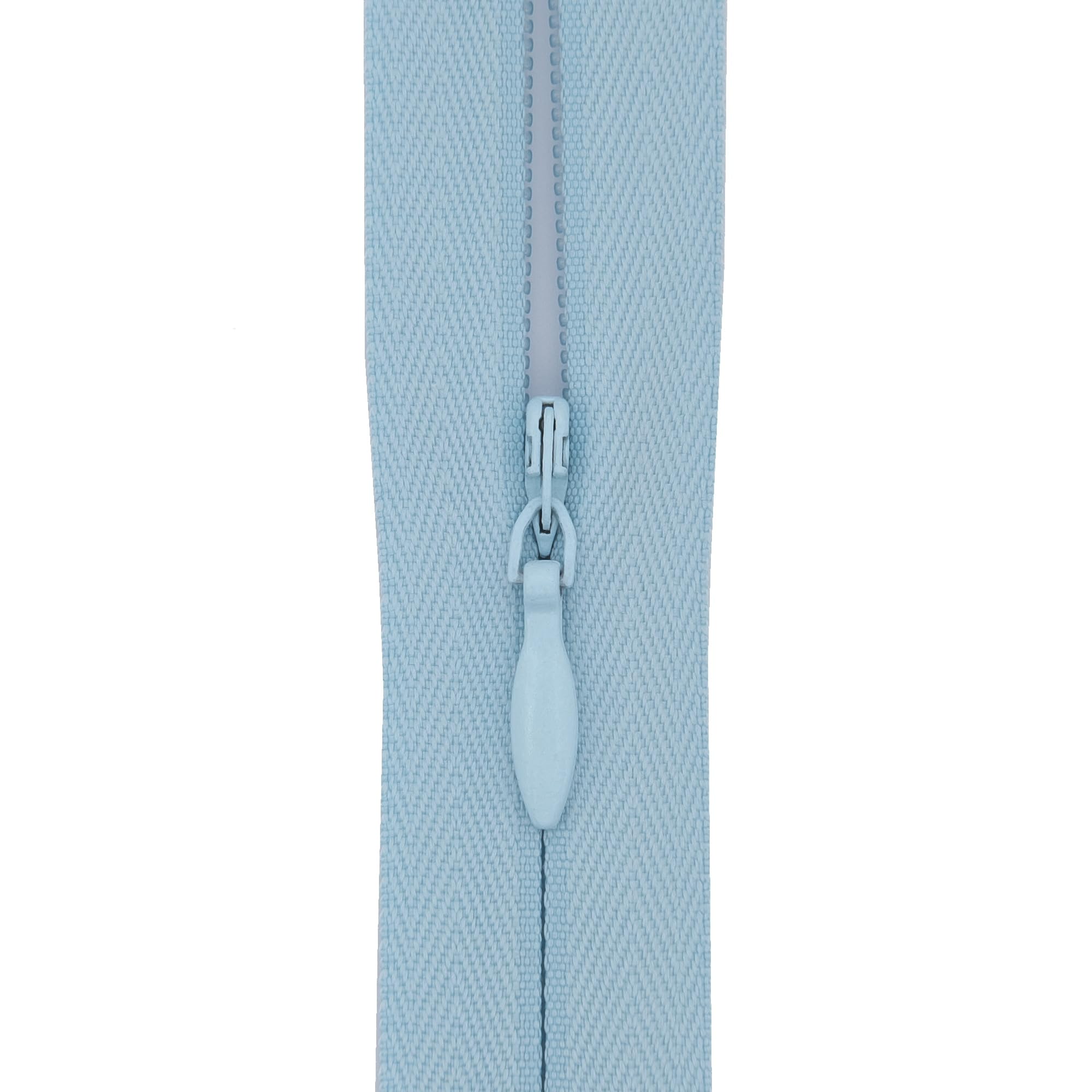 #3 Invisible Zips, 1 Pack, 18 Inch, Very Pale Pastel Blue
