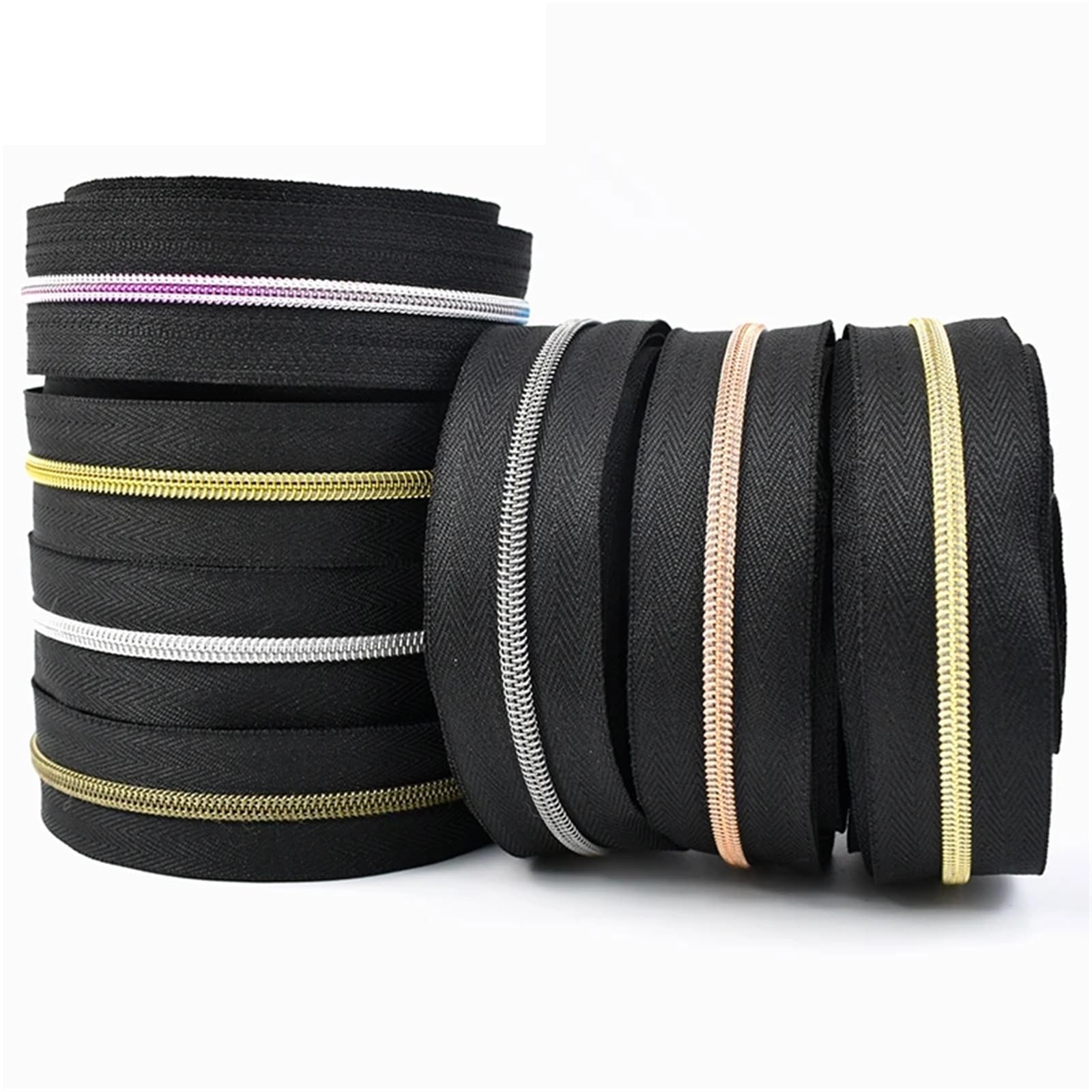 2/3/5/10M 5# Cerniera in nylon con cursore Fiore Zip Estrattore Decor Cerniere for borsa Indumento Chiusura con zip Kit Per Giacca e Cappotto