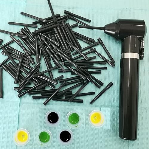 Máquina mezcladora de tinta con kit de palillos, máquina mezcladora de pigmentos Urknall con 100 unidades mezclador de tinta, máquina agitadora de