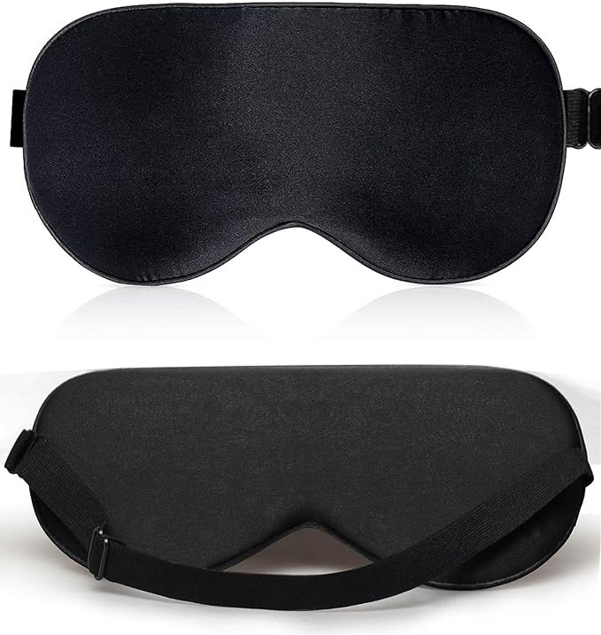 JIANYI Sleep Mask,100 Light Blocking Eye Mask for Sleeping