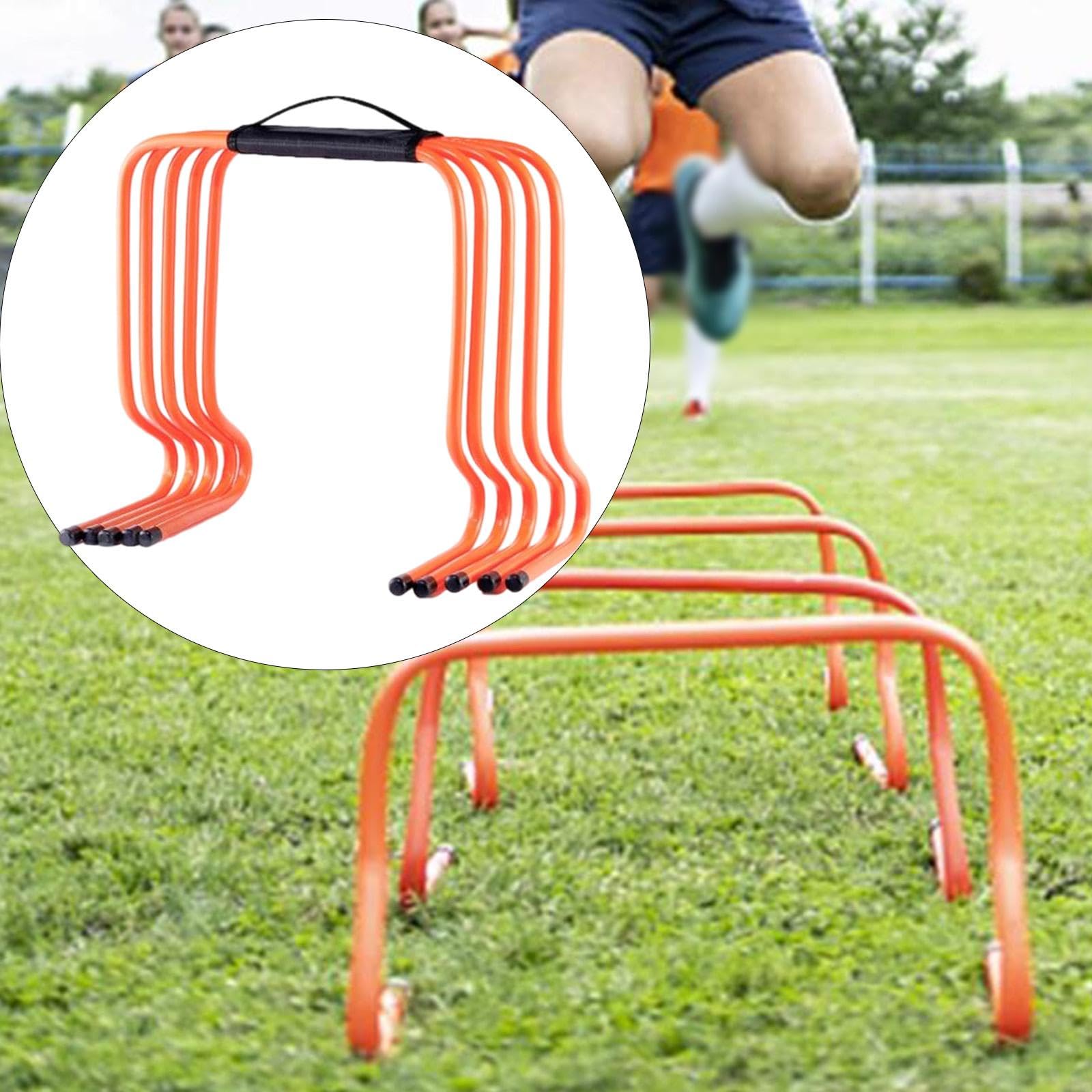 Set di 5 Ostacoli per Allenamento di Agilità E velocità, Attrezzatura per Allenamento di Salto E velocità, Ostacoli Multiuso per Calcio,