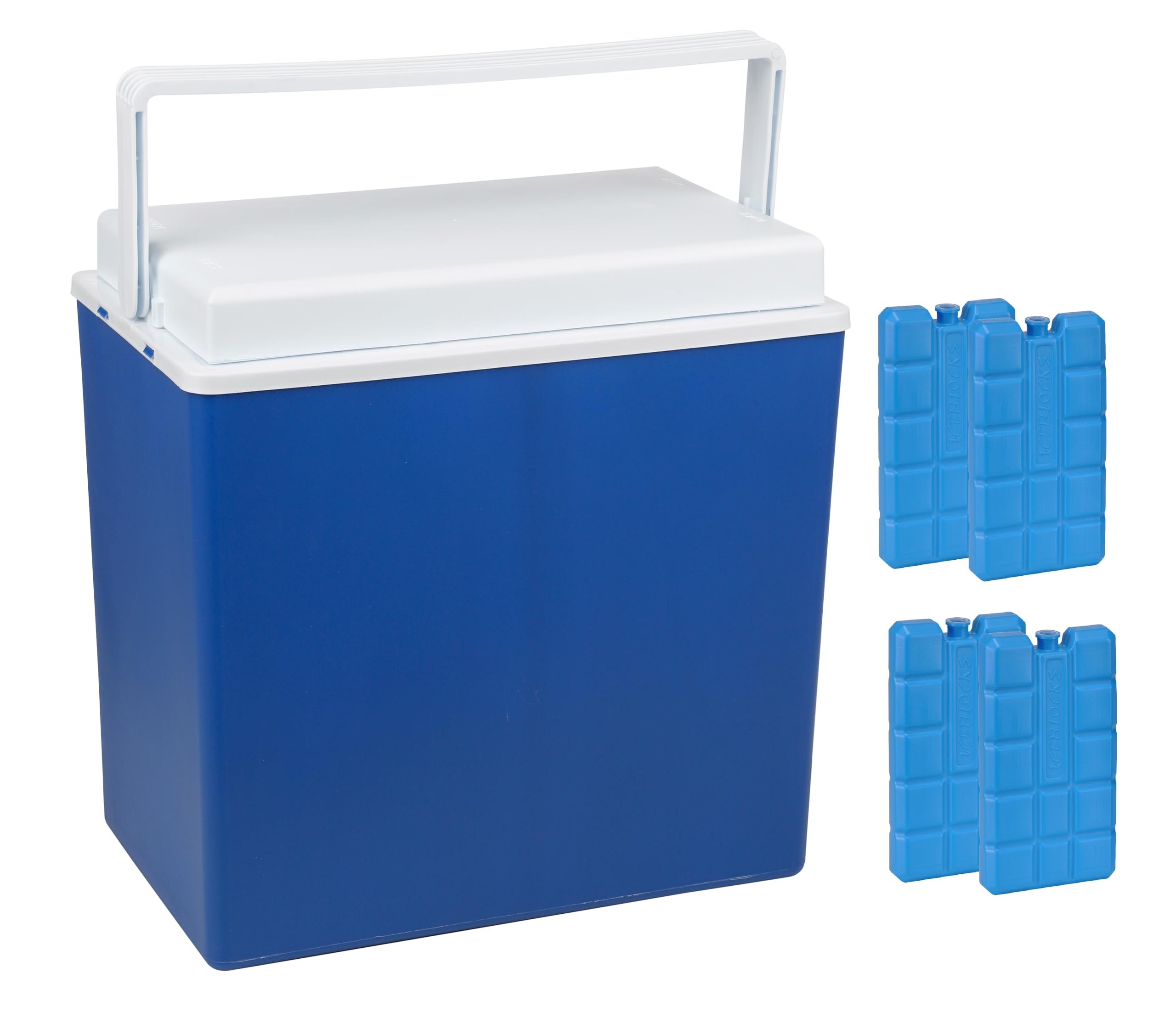 Kühlbox 24 Liter oder 10 Liter inkl. Kühlakkus | Outdoor Isolierbox fürs Auto, Camping, Grillen, Strand und Garten