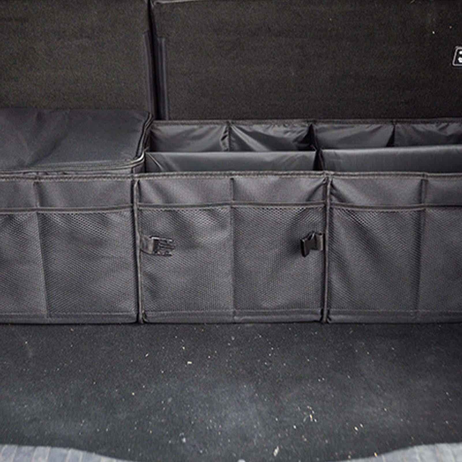 Organizer per bagagliaio per auto, organizer per bagagliaio per auto | Organizzatore di contenitori per camion isolato in tessuto Oxford impermeabile per