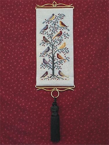 Rosewood Manor S-1114 Aves de una tabla de plumas de Karen Kluba