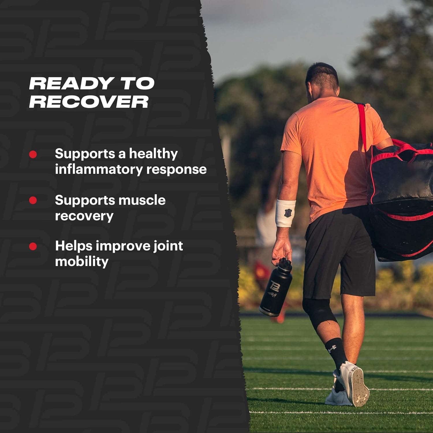 TB12 Recover - Premium Natural Recovery Supplement with Tart Cherry, Egg Membrane, Curcumin, and Boswellia to Support Muscle Recovery, and Joint Mobility