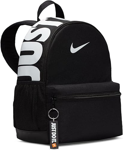 Nike Kid's Brasilia JDI Mini Backpack (11L), Black/Black/White, MISC