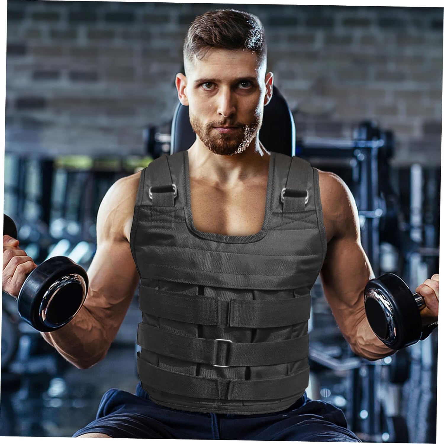 VANZACK Adjustable Weighted Vest for Adults Versatile Design for Running Strength Training and Fitness Comfortable and Durable to Resistance for Enhanced Workout Performance