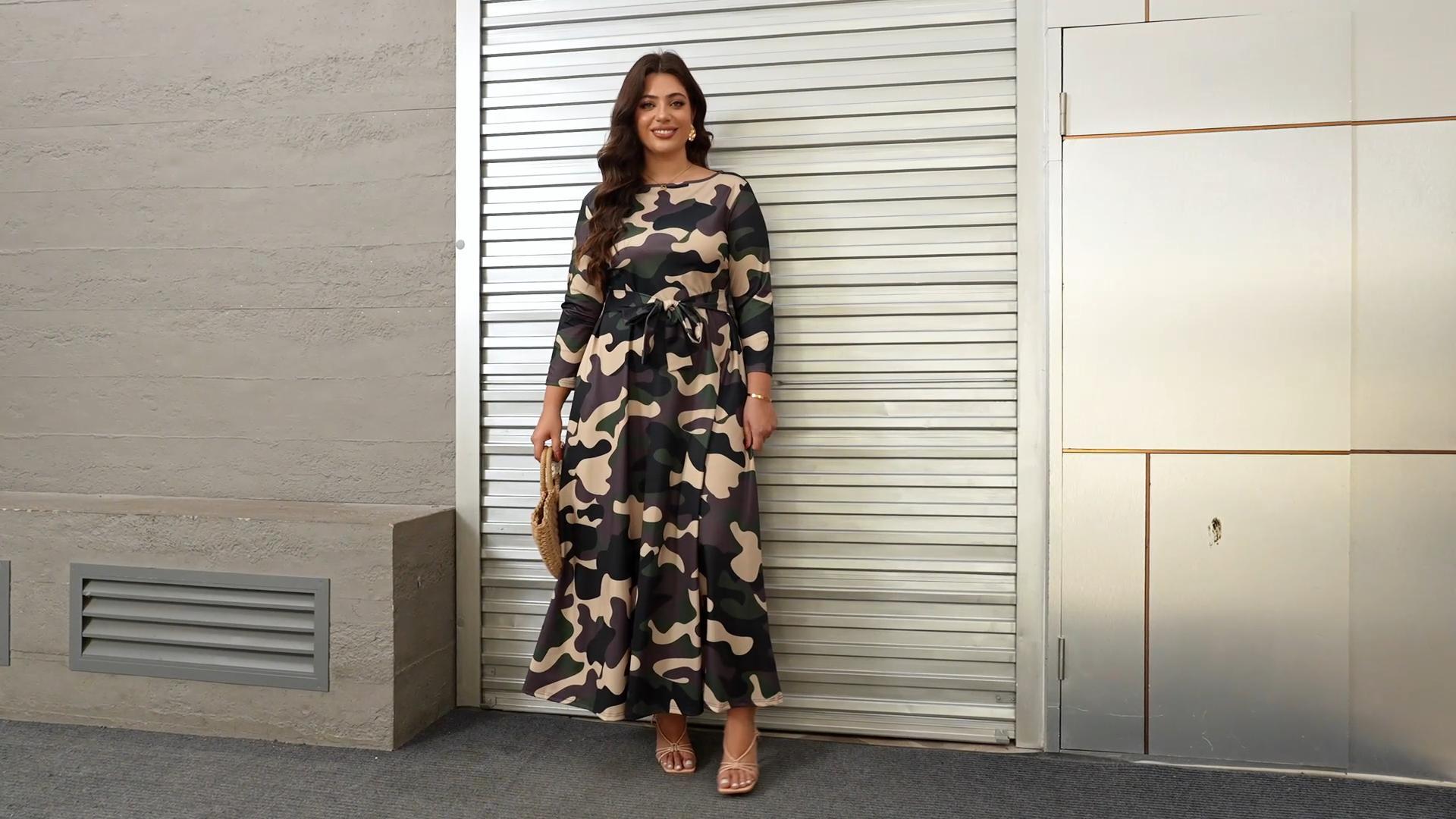 maxi plus size church dresses Plus Women Yellow Church Dress