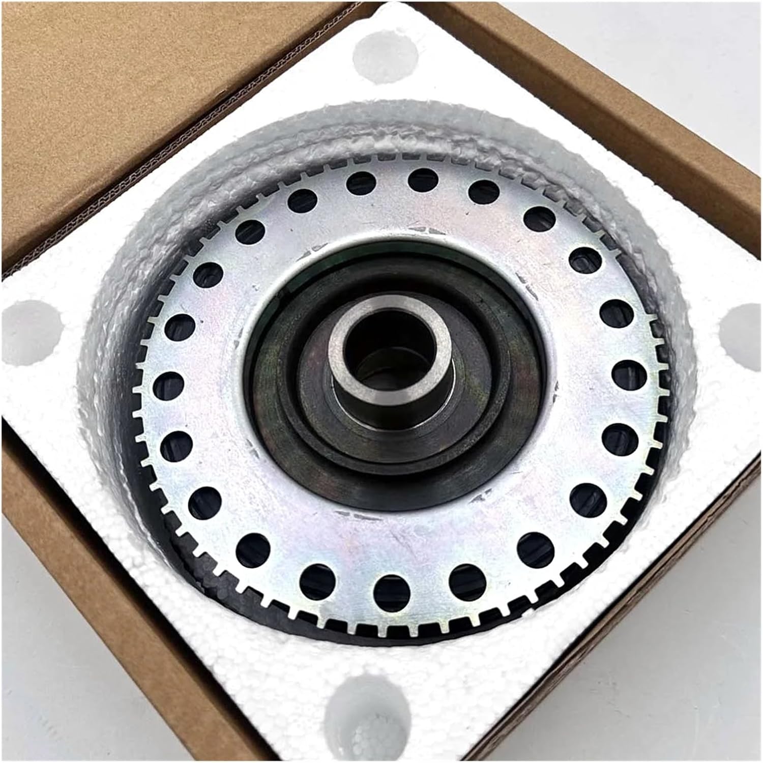 KIRYU Engine Crankshaft Pulley Compatible with Land Rover Compatible with Discovery Sport Freelander 2 Compatible with Range Rover Evoque 2.0T LR025252 LR068885 LR078547