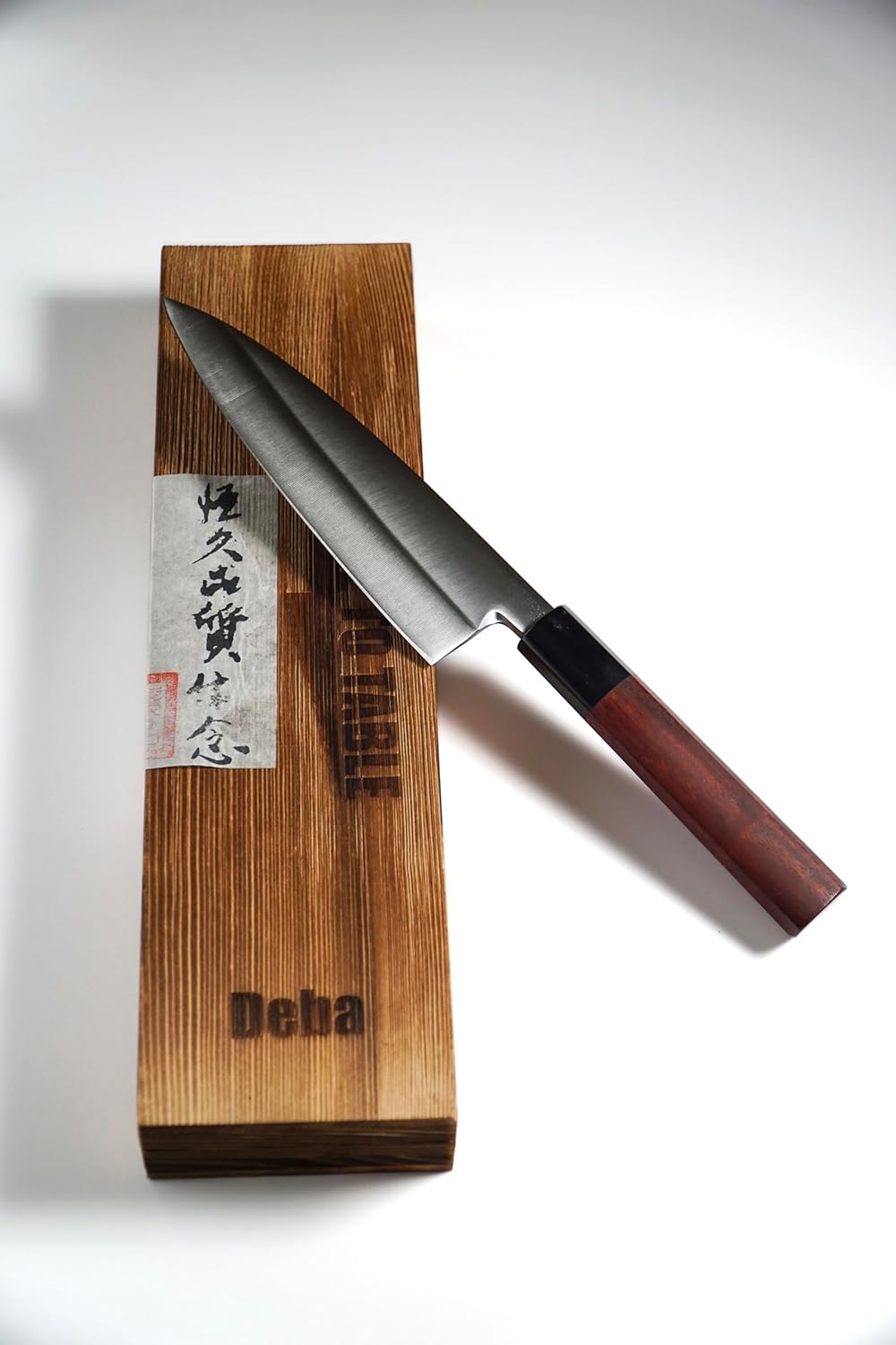 7 Inch Deba Knife, AUS10 Steel, Left Bevel