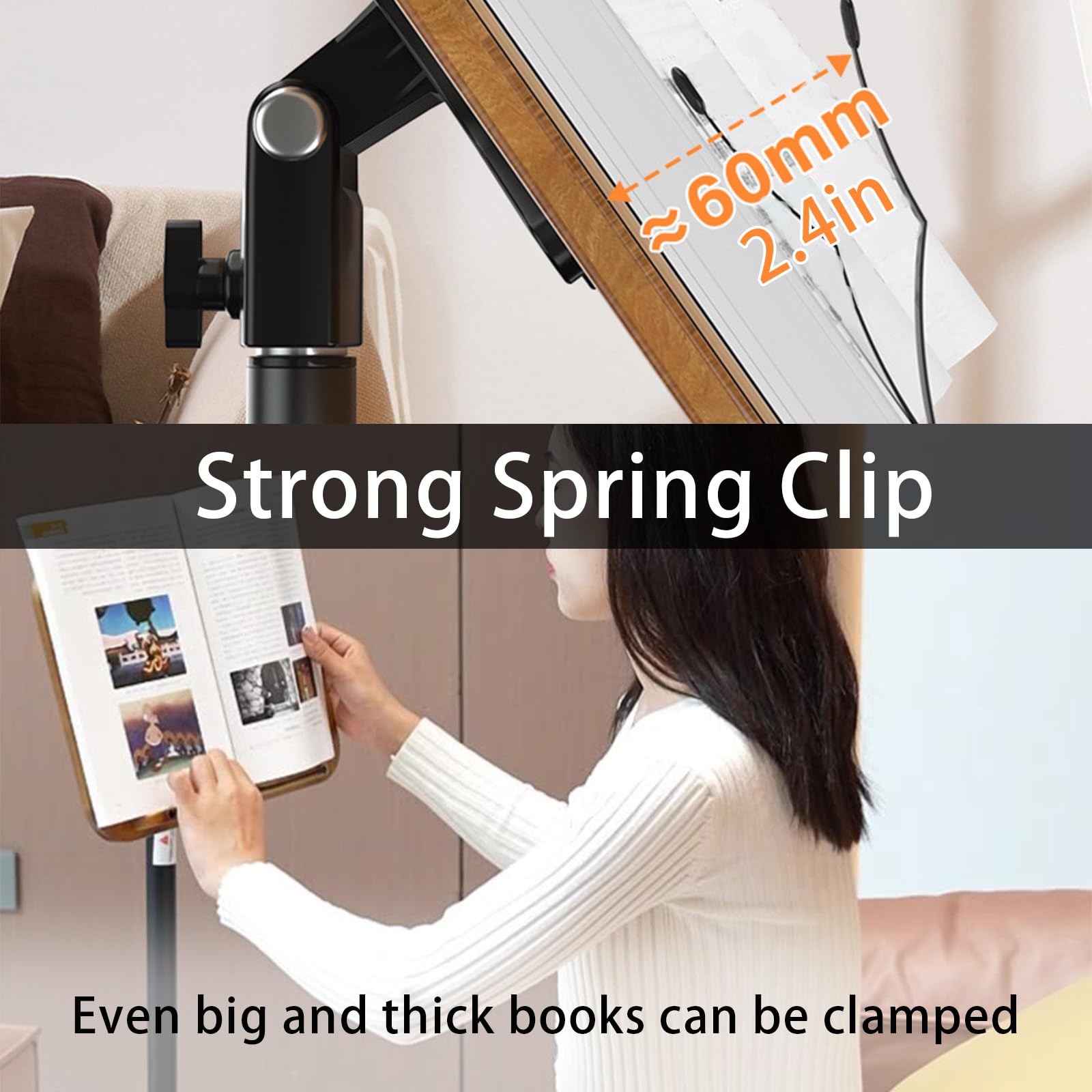 Stehpult, Verstellbarer Buchständer Standing Desk Höhenverstellbarer 80-130 cm Beweglicher Computertisch Mobile Notenständer Tisch Projector Stand Tragbarer Podiumständer für Schule, Büro, Kirche