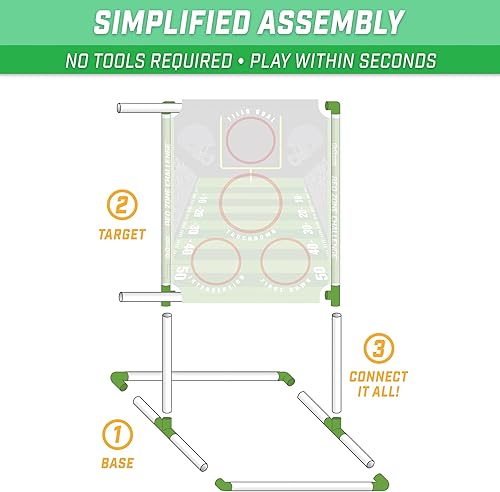 Miniatura 4 de GoSports - Juegos de lanzamiento de fútbol y béisbol disponibles en el desafío de la zona roja de fútbol o el desafío de lanzamiento profesional de