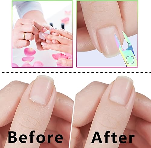 Miniatura 4 de Cortador de cutículas, cortador de cutículas duradero, cortaúñas de uñas de acero inoxidable, tijeras de cutícula de acero inoxidable, herramientas