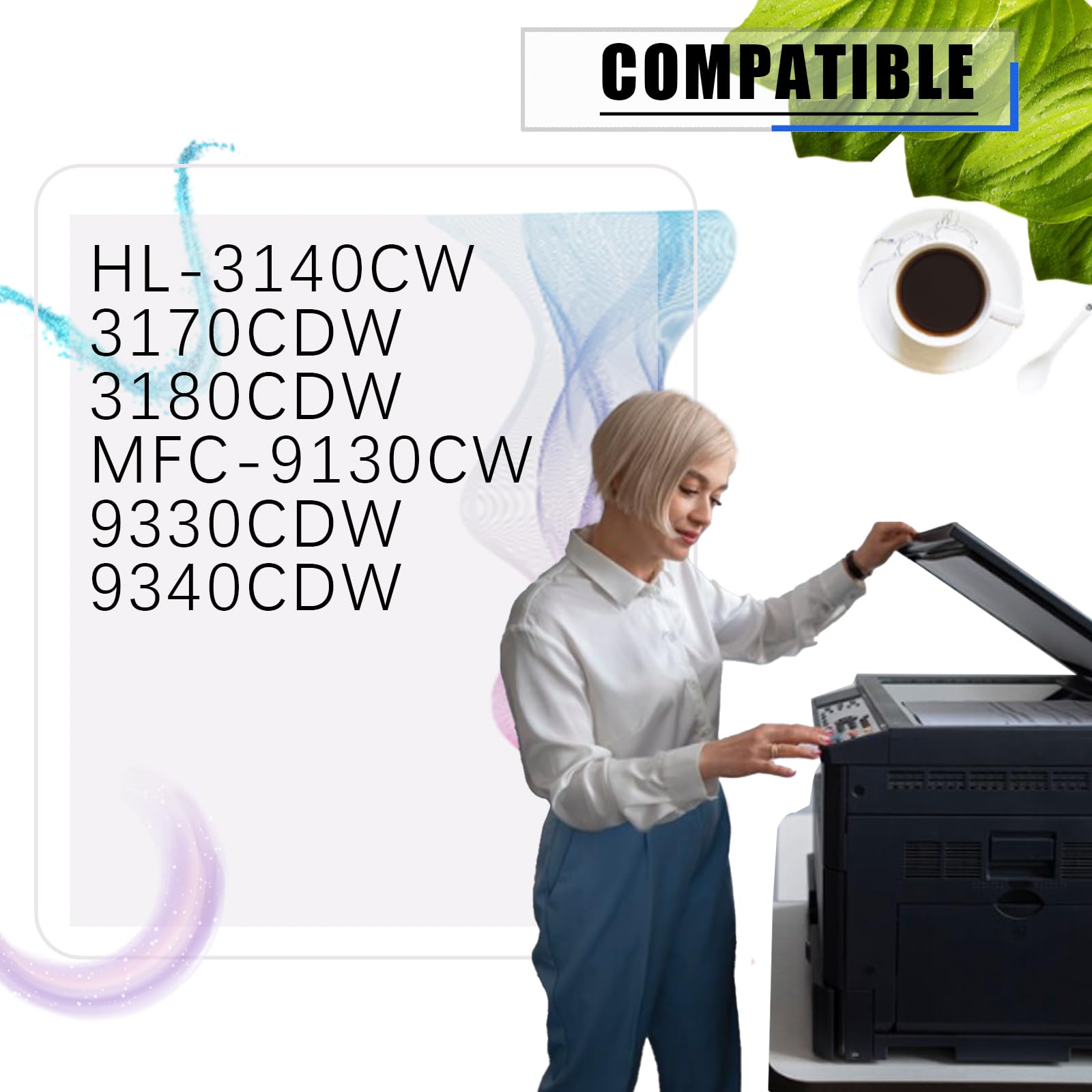 BU-220CL Compatible Transfer Belt Unit Replacement for Brother High Yield Compatible HL-3140CW 3170CDW 3180CDW MFC-9130CW 9330CDW 9340CDW Printers, Meet Printing Needs (2 Set)