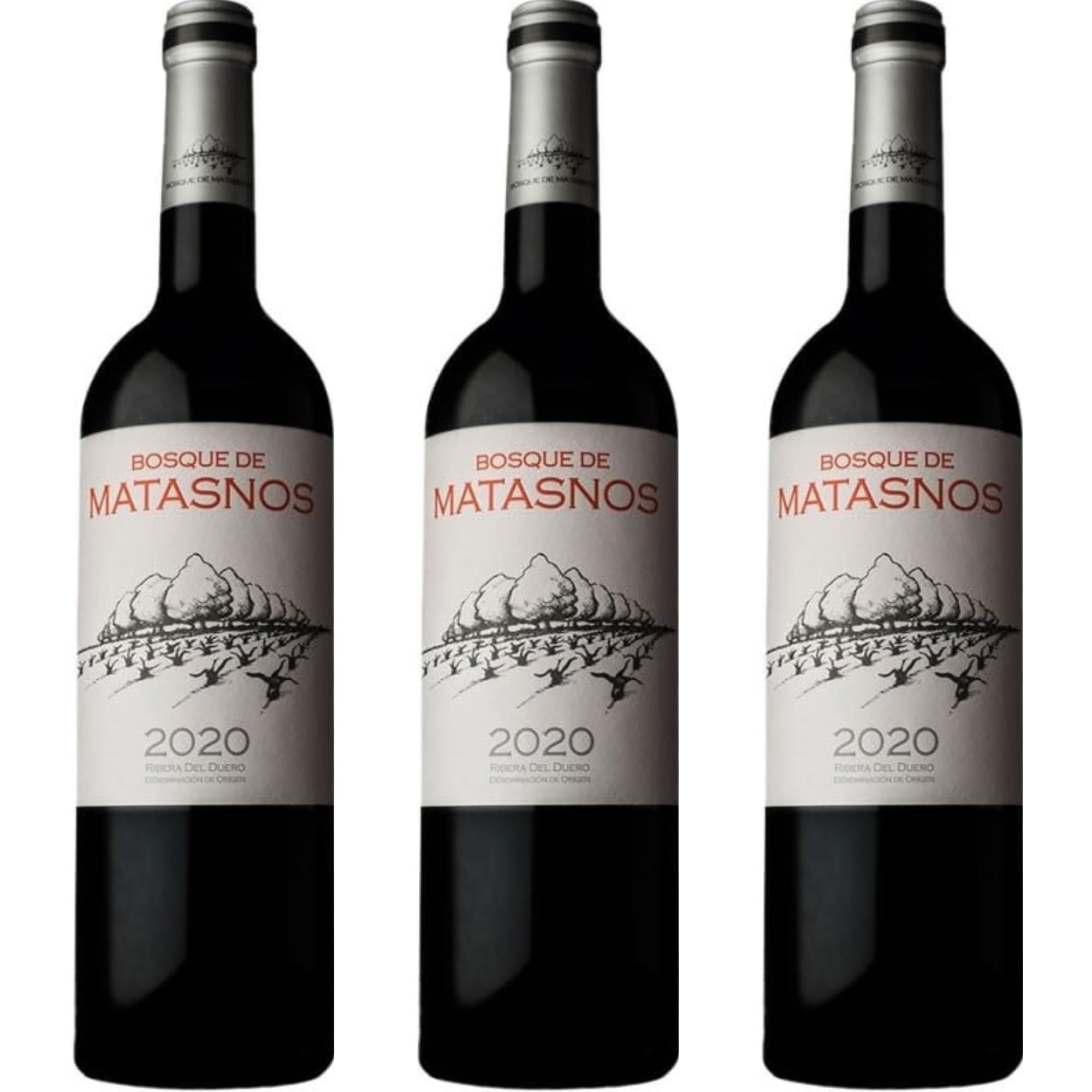 Bosque de Matasnos Etiqueta Blanca es un vino tinto de crianza español con cuerpo, equilibrio y matices frutales, ideal para maridar con carnes y quesos.| 3 botellas