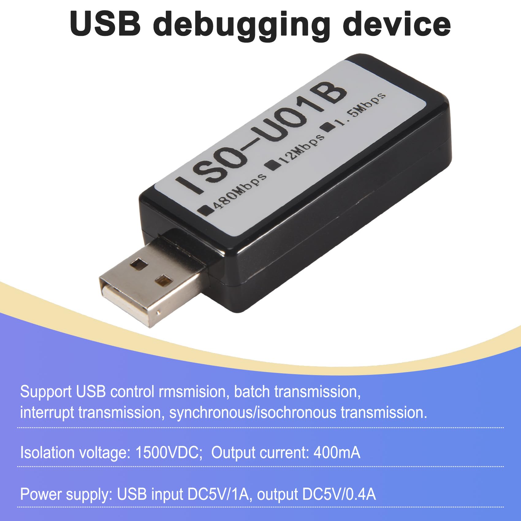 ADuM3165 Isolateur Numérique USB 2.0 480 Mbps USB Haute Vitesse Isolé pour Décodeur Audio Élimination du Courant Filtre Sonore