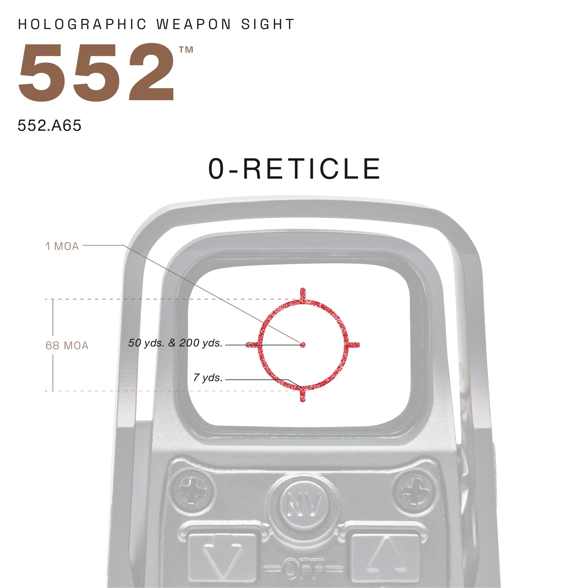 Hurricane製 552 Holo Sight Amazon.com: EOTECH - 552 Holographic Weapon Sight, Night Vision